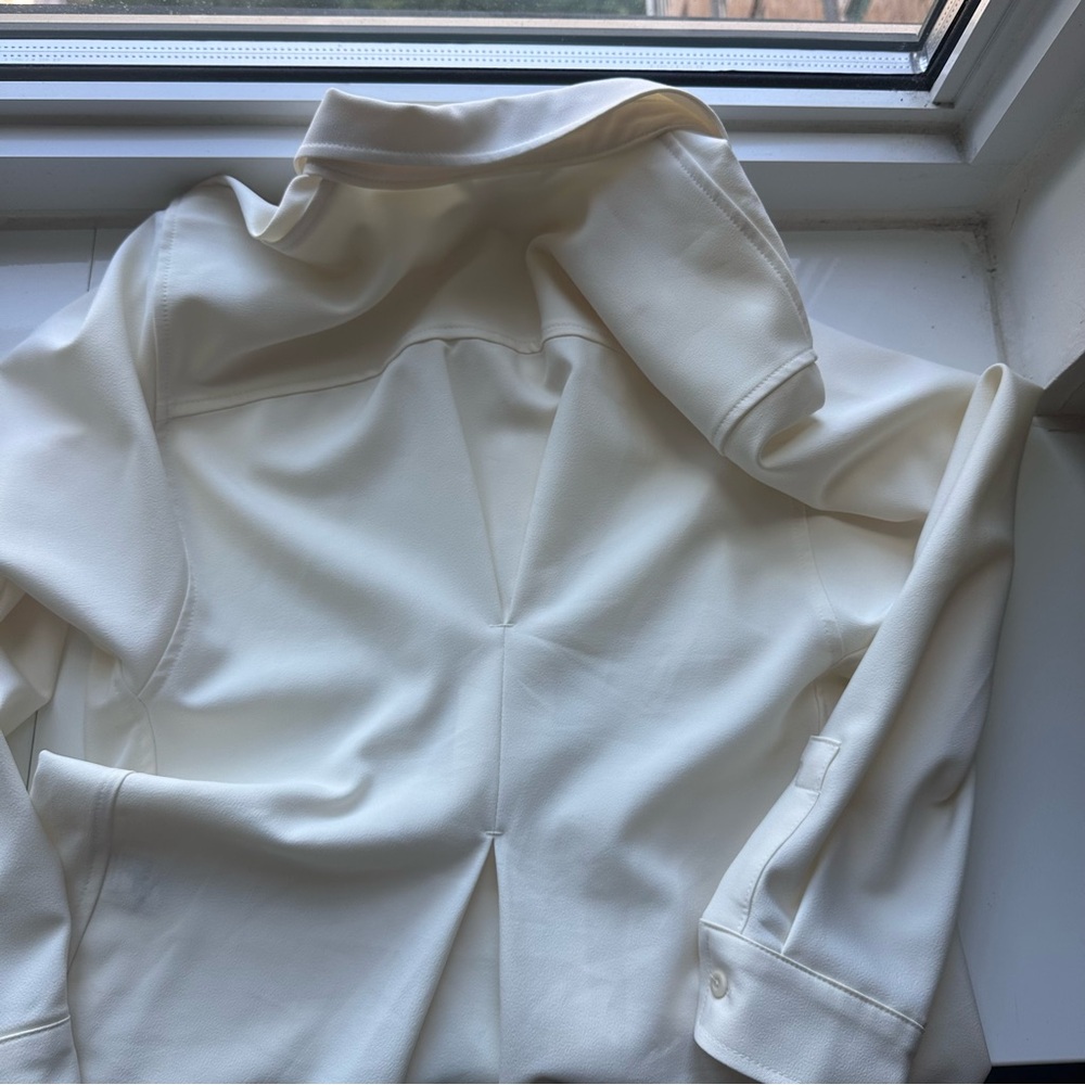 Source Unknown Alabaster Button Down Top - image 6